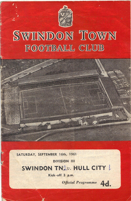 <b>Saturday, September 16, 1961</b><br />vs. Hull City (Home)